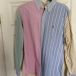 Men’s Ralph Lauren Multi-Colored Striped Shirt